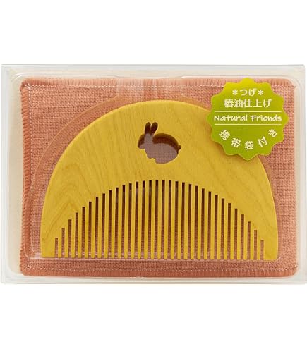 Amazon | 徳安 Natural Friends つげのくし ねこ CA-1600G | 徳安 | 櫛